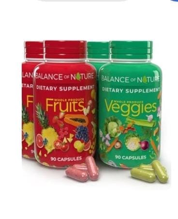 Balance of Nature Whole Food Supplement – Fruits & Veggies, 30 Servings | Daily Whole-Food Nutrition for Men, Women & Kids