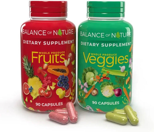 Balance of Nature Whole Food Supplement – Fruits & Veggies, 30 Servings | Daily Whole-Food Nutrition for Men, Women & Kids