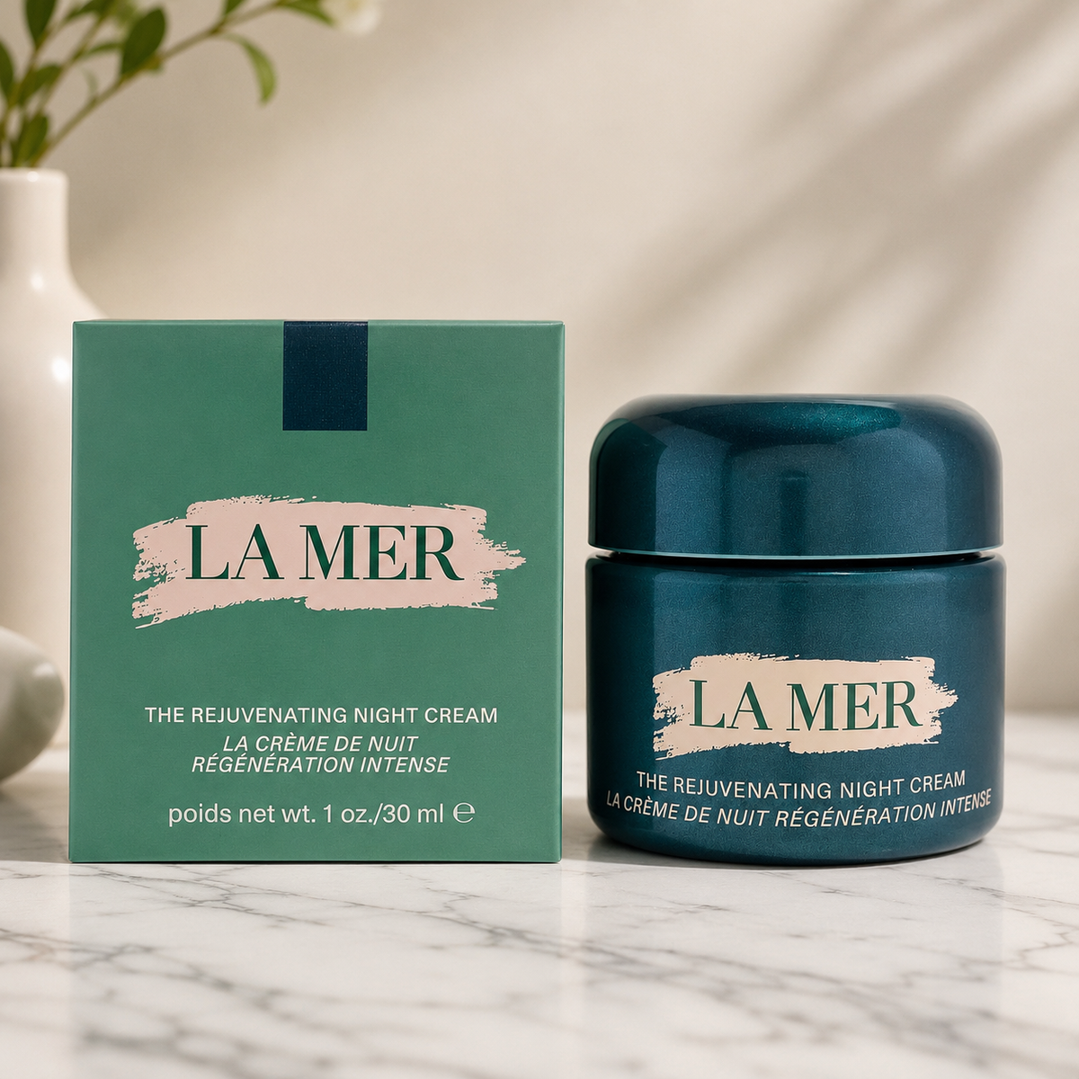 La Mer The Rejuvenating Night Cream 1 oz / 30 ml – Luxury Anti-Aging Moisturizing Night Cream