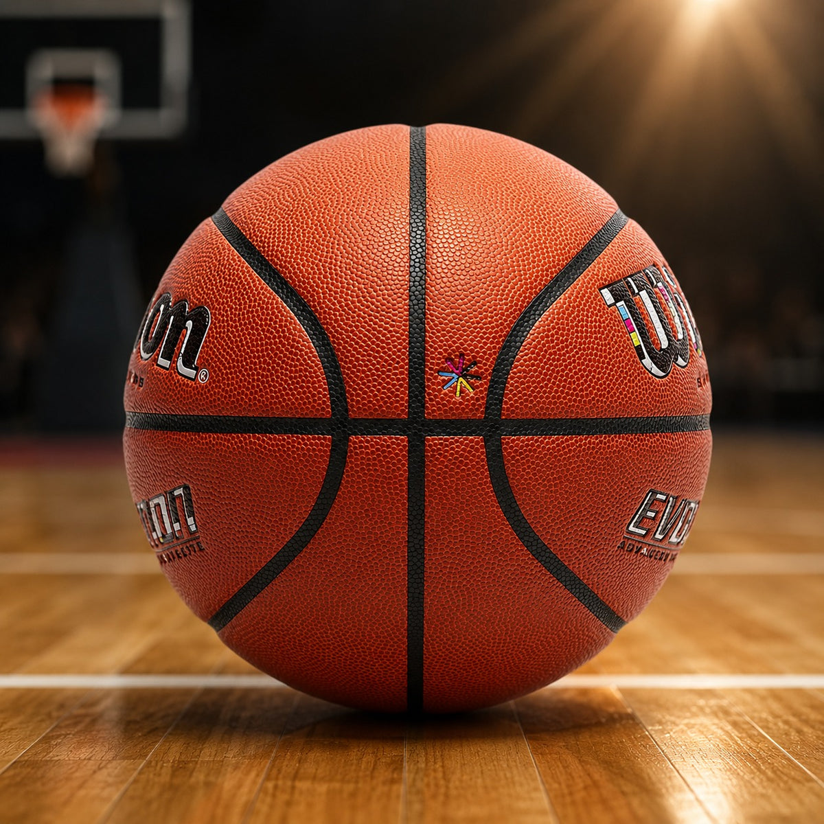 Wilson Evolution Basketball Size 7 – Official Game Ball, Advanced Microfiber Composite, Indoor Basketball for Training & Competition