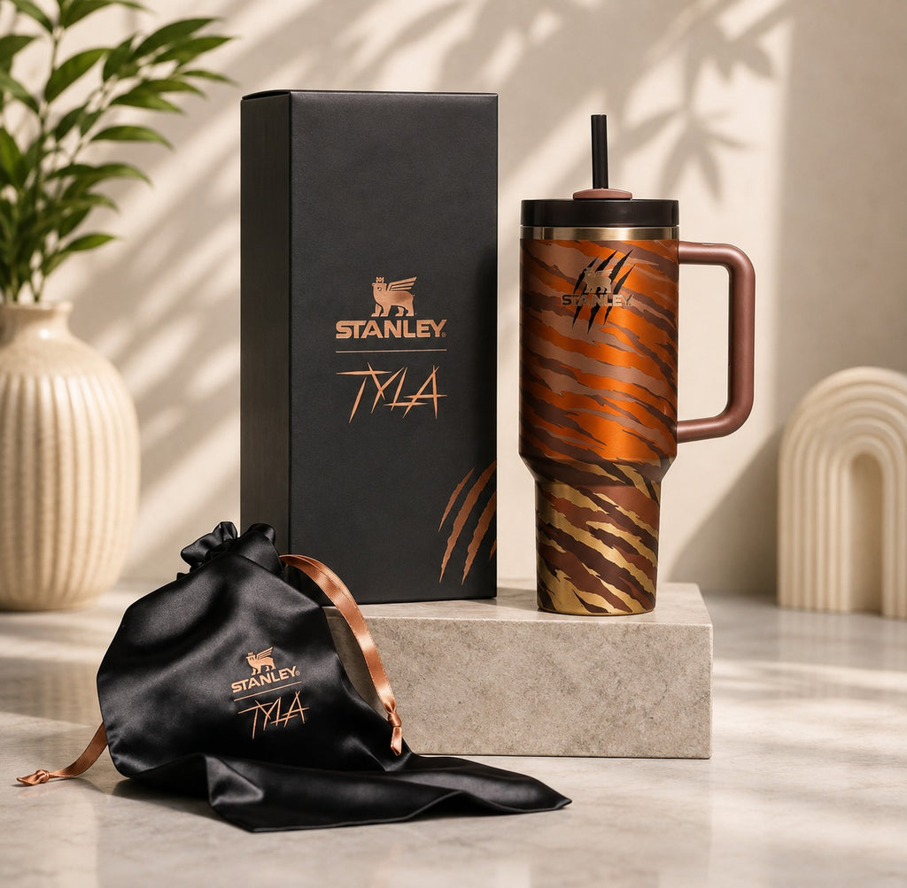 Stanley x TYLA Insulated Tumbler with Handle & Straw – Limited Edition Travel Cup