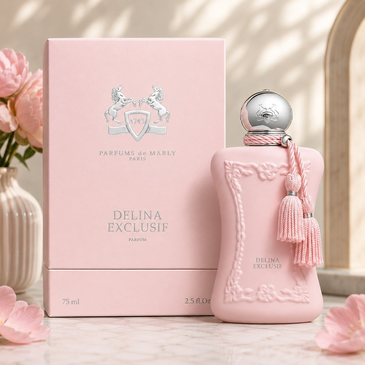 **Parfums de Marly Delina Exclusif Eau de Parfum 75ml – Luxury Floral Fragrance for Women**