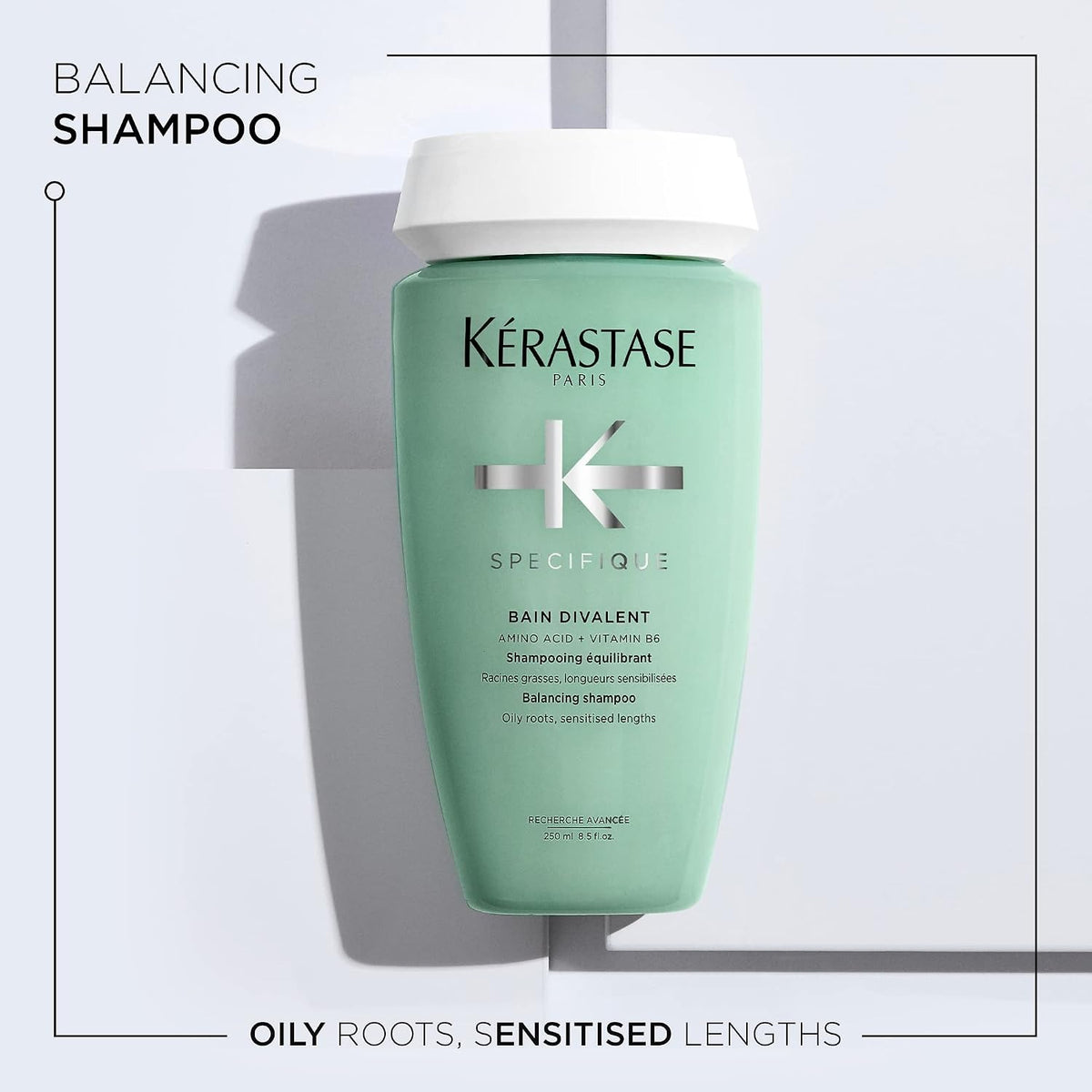 Kérastase Spécifique Bain Divalent Balancing Shampoo – 250ml | Oily Roots & Sensitive Lengths**