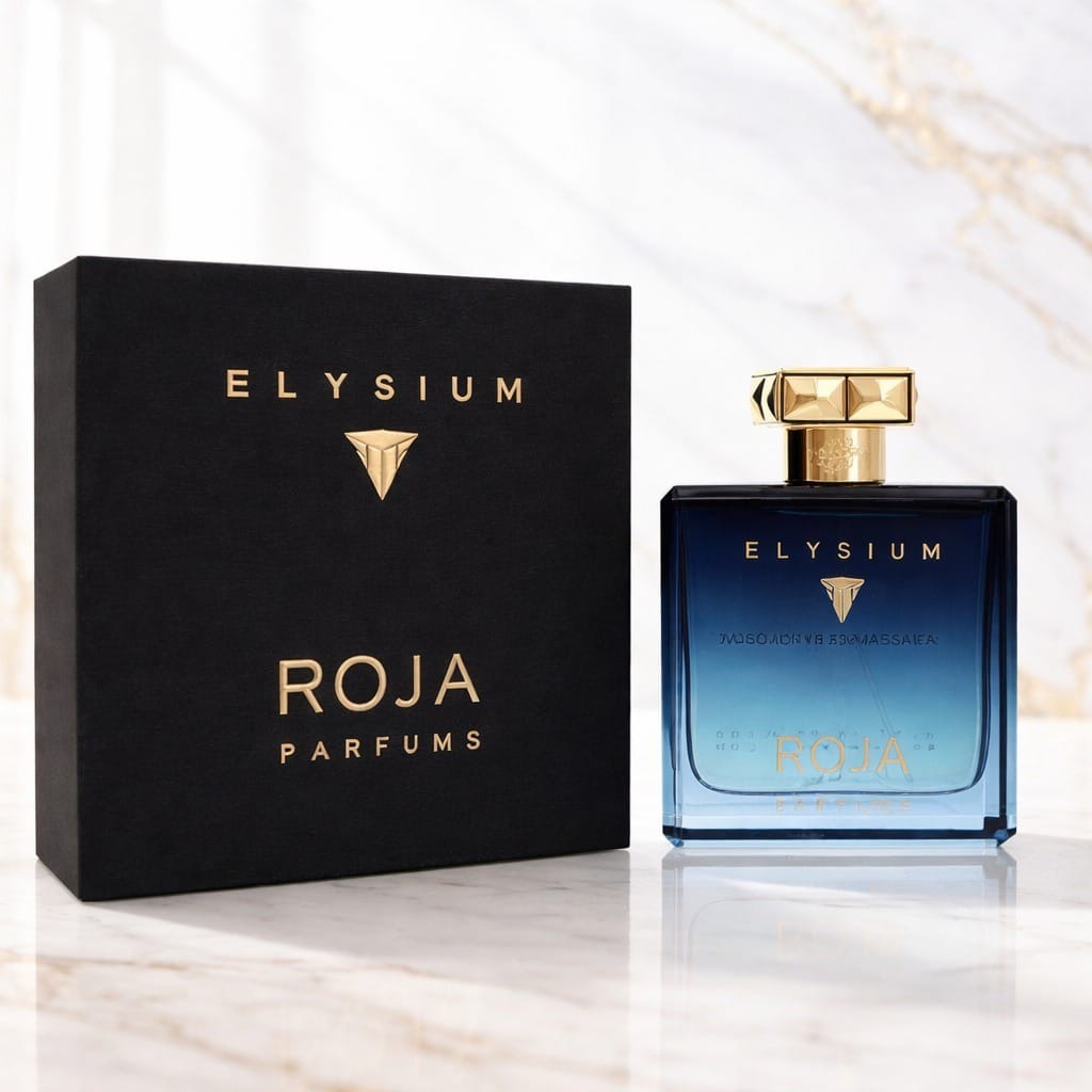 Roja Elysium Parfum Cologne 100ml for Men | Luxury Citrus Woody Fragrance | Long-Lasting Eau de Parfum