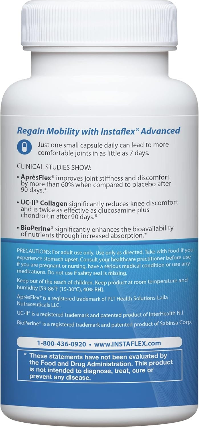 Instaflex Advanced Joint Support with UC-II Collagen – 30 Capsules