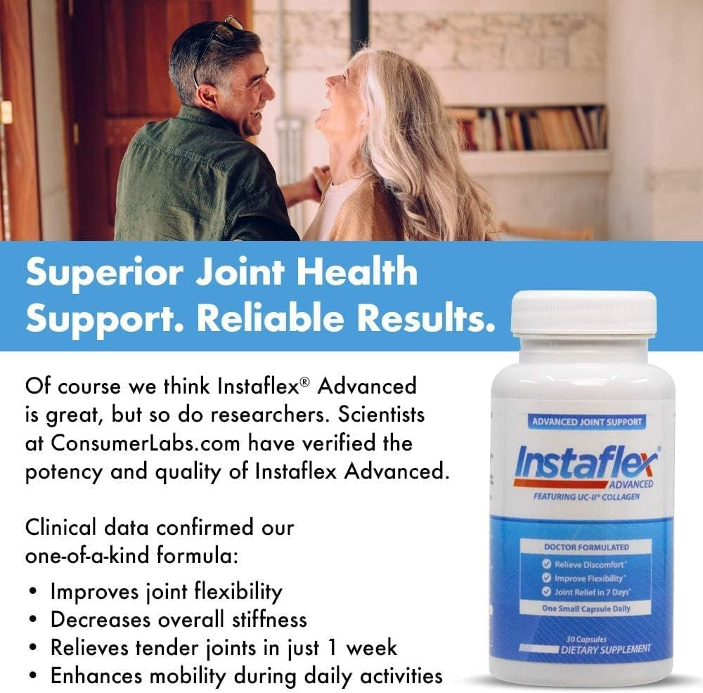 Instaflex Advanced Joint Support with UC-II Collagen – 30 Capsules