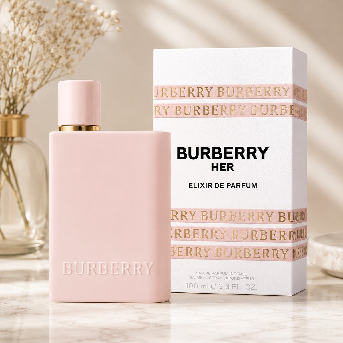 Burberry Her Elixir de Parfum 100ml for Women – Luxury Floral Fruity Fragrance, Long-Lasting Eau de Parfum