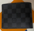 Louis Vuitton Damier Graphite Wallet – Luxury Black Checkered Leather Men’s Bifold Wallet